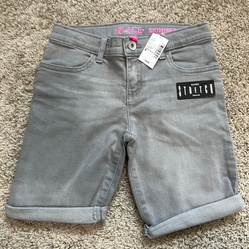 NWT Children’s Place Super Stretch Denim Shorts Sz 8